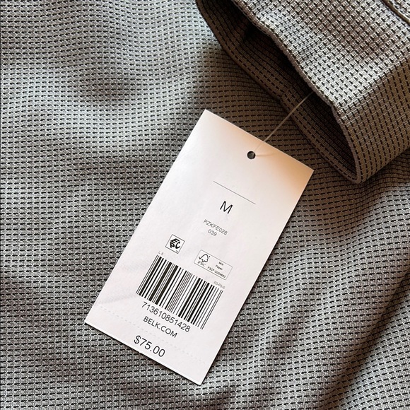 Men's Gray and Black Quarter-Zip Jacket pullover - Picture 10 of 10